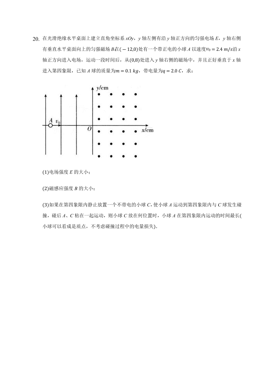 2020-2021学年高二物理单元复习测试卷第三章 磁场 （能力提升）