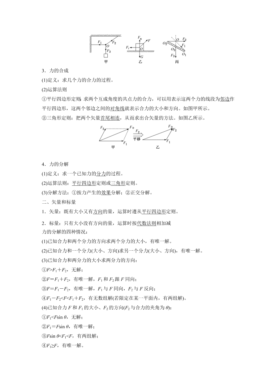 2020-2021学年高三物理一轮复习易错题02 相互作用