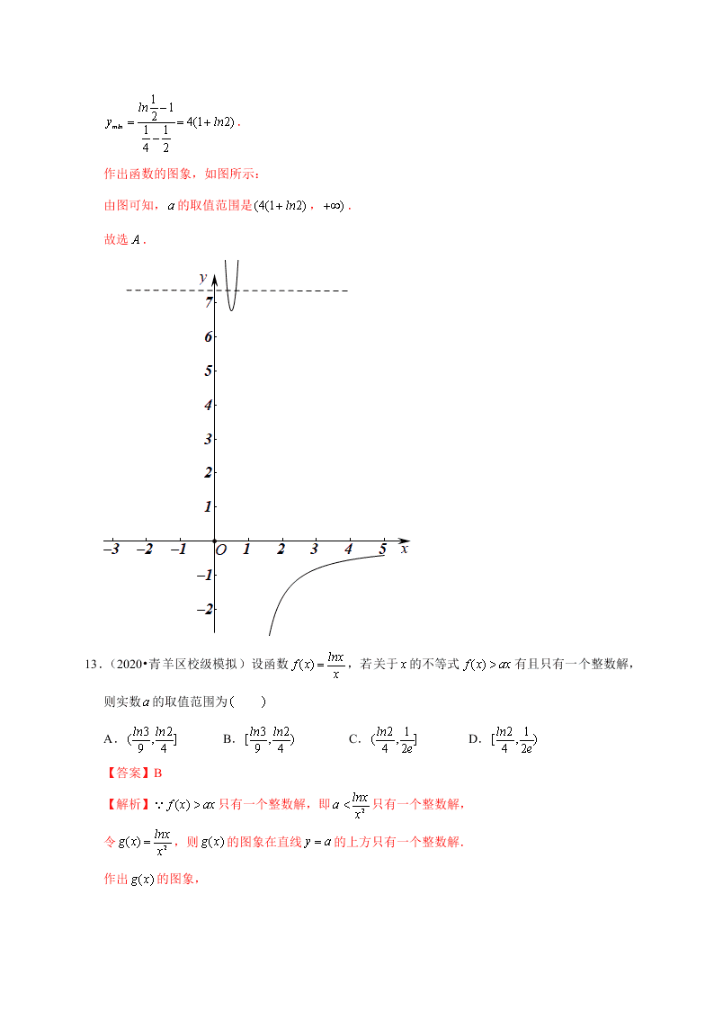 2020-2021学年高考数学（理）考点：函数与方程