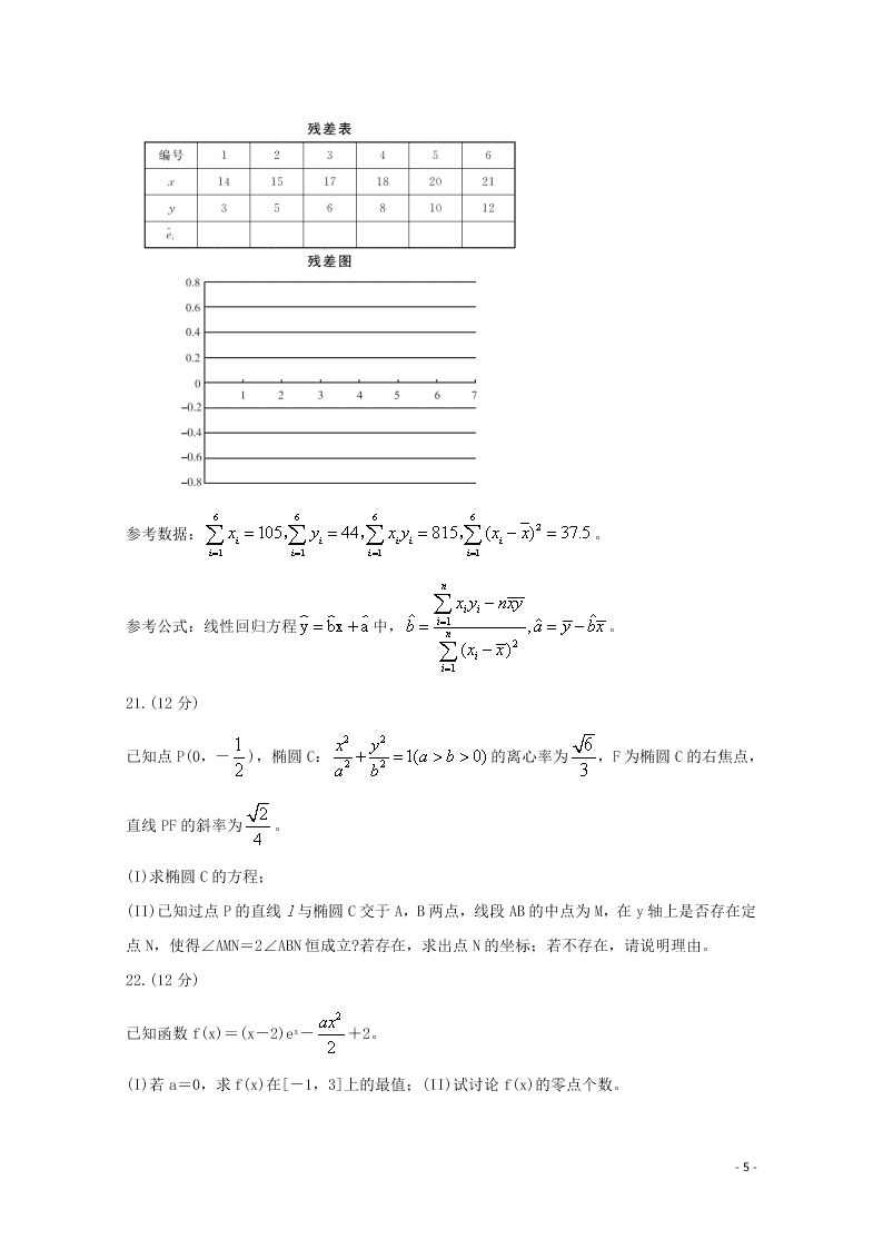 （决胜新高考·名校交流）2021届高三数学9月联考试题（word无答案）