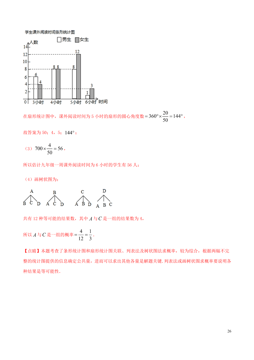 2020-2021九年级数学上册第25章概率初步章末检测题（附解析新人教版）