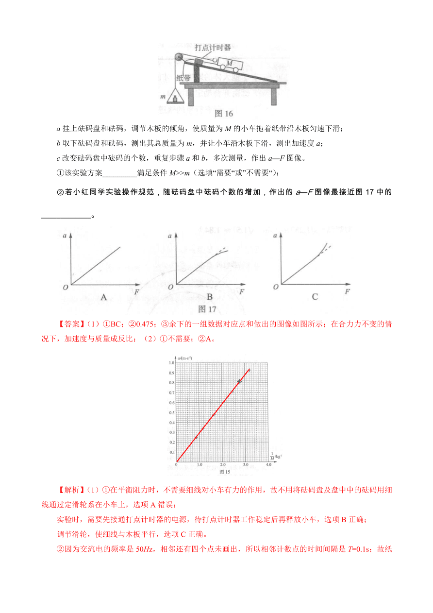 北京市海淀区2021届高三物理上学期期中试题（Word版含解析）