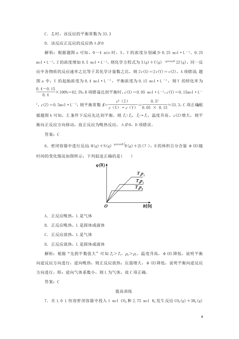 （暑期备课）2020高一化学全一册课时作业9：图像专题（含答案）