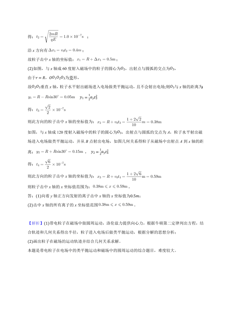 2020-2021学年高二物理单元复习测试卷第三章 磁场 （能力提升）