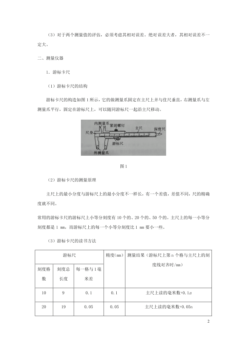 （暑期辅导专用）2020初高中物理衔接教材衔接点：15相关实验仪器（含解析）