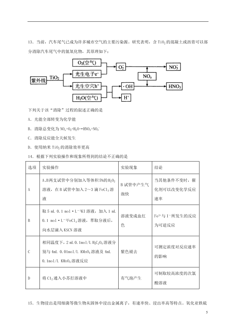 辽宁省实验中学东戴河分校2020-2021学年高二化学10月月考试题