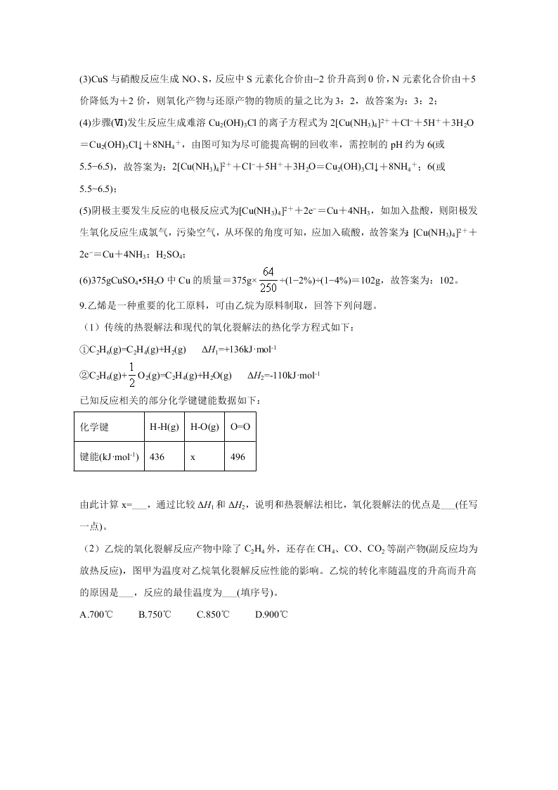 河北衡水市枣强中学2020届高三化学第一次模拟试题（Word版附解析）