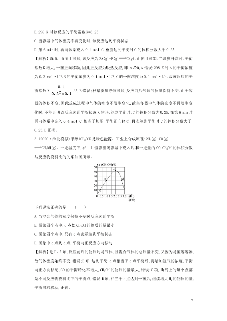 2021版高考化学一轮复习素养提升专项练习题5（含解析）