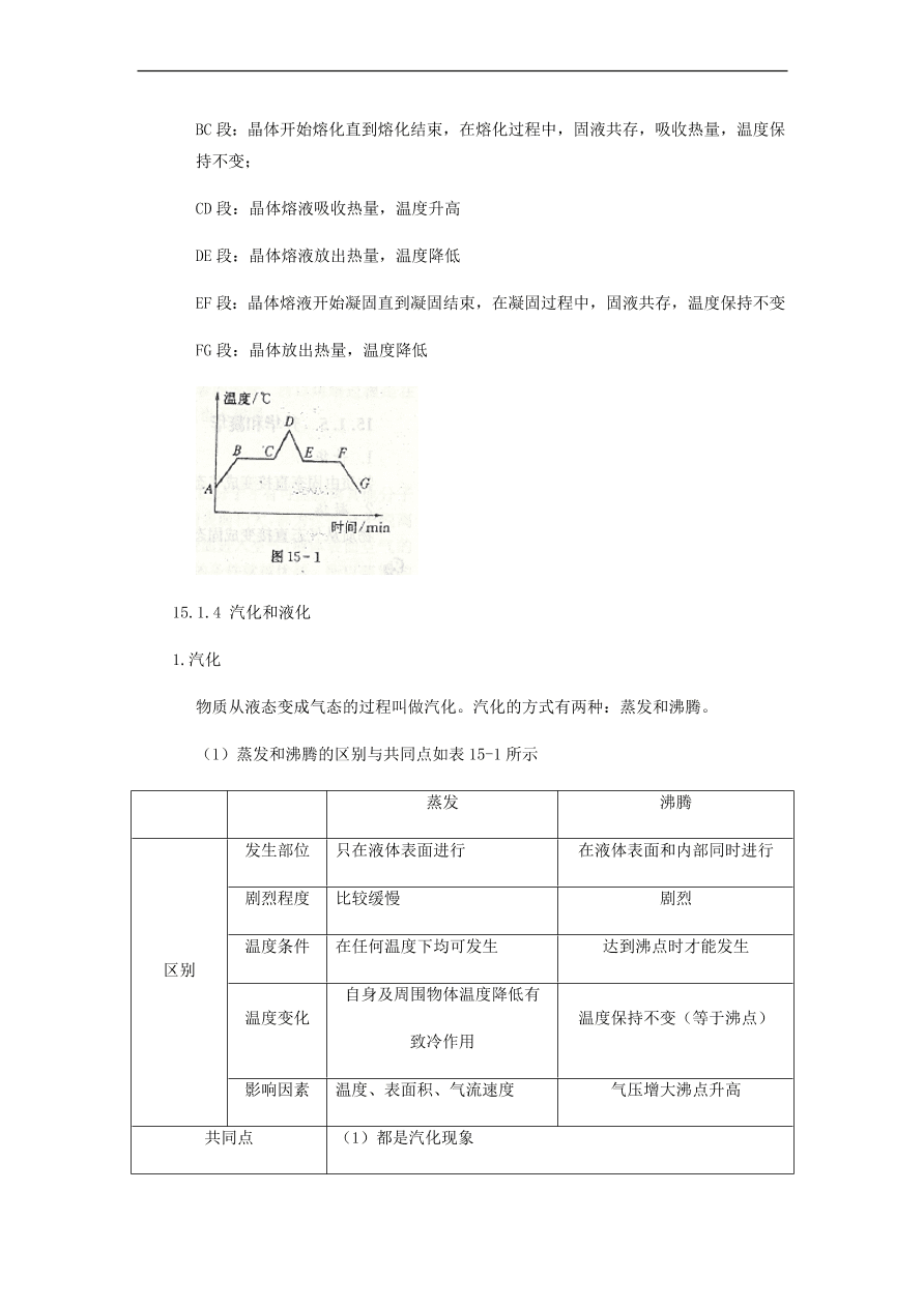 中考物理基础篇强化训练题第15讲物态变化