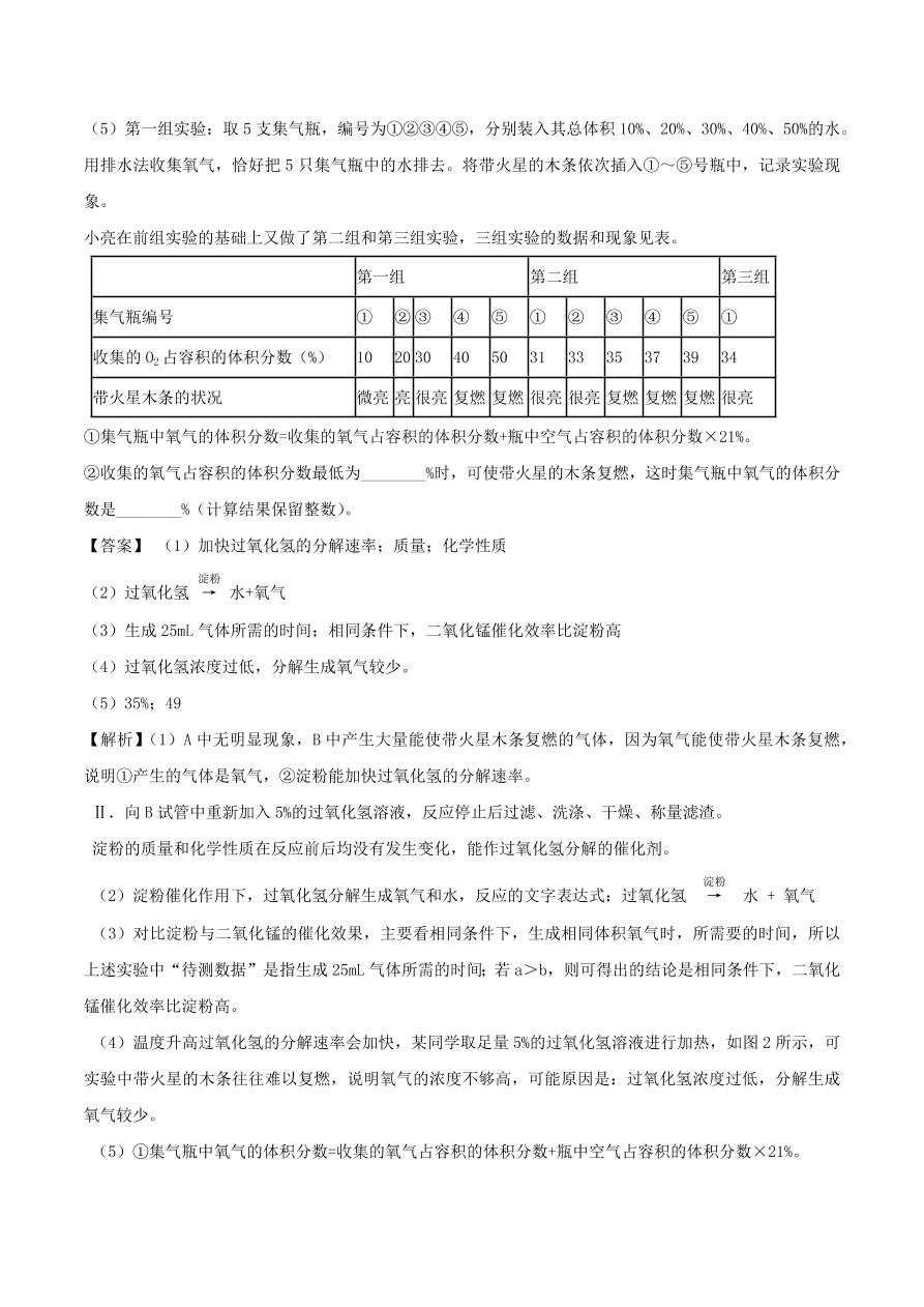 2020-2021沪教版九年级化学上学期期中测试卷03