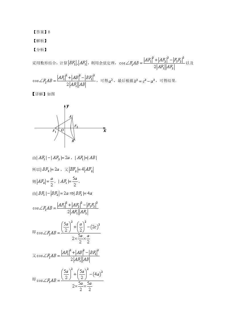 吉林省2020届高三数学（文）第二次模拟试题（Word版附解析）