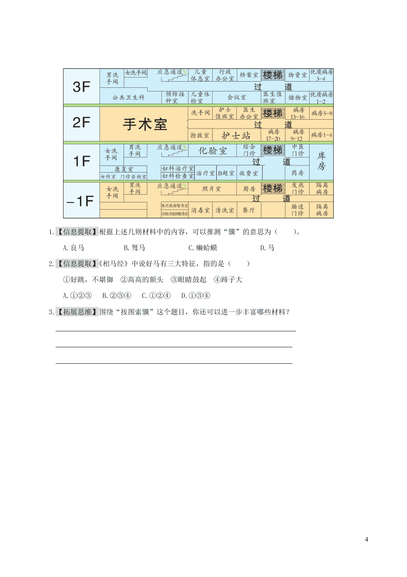 部编六年级语文上册第五单元主题阅读（附答案）