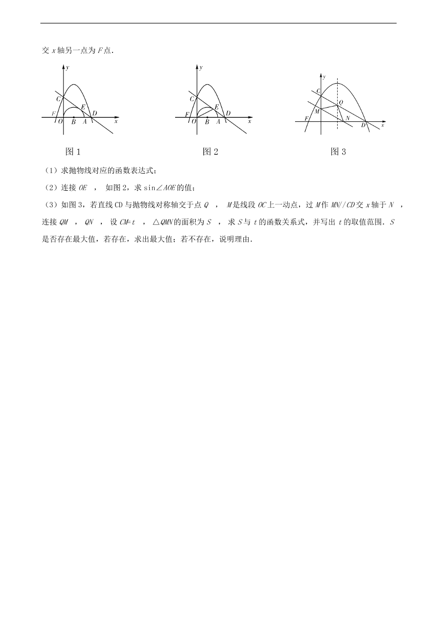 中考数学专题复习卷：二次函数（含解析）