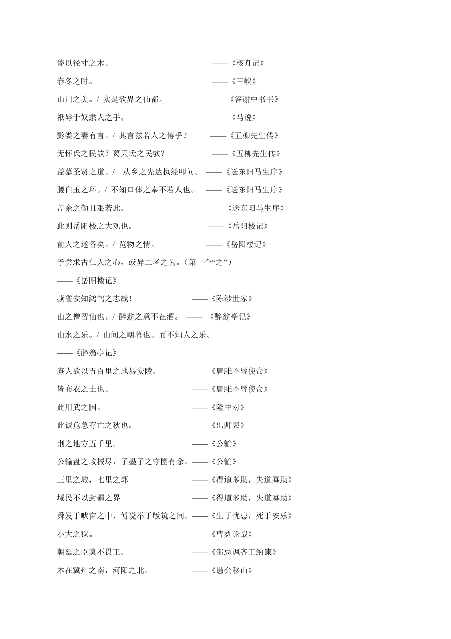 2020-2021年初三语文文言文考点及答题技巧03：虚词用法及意义