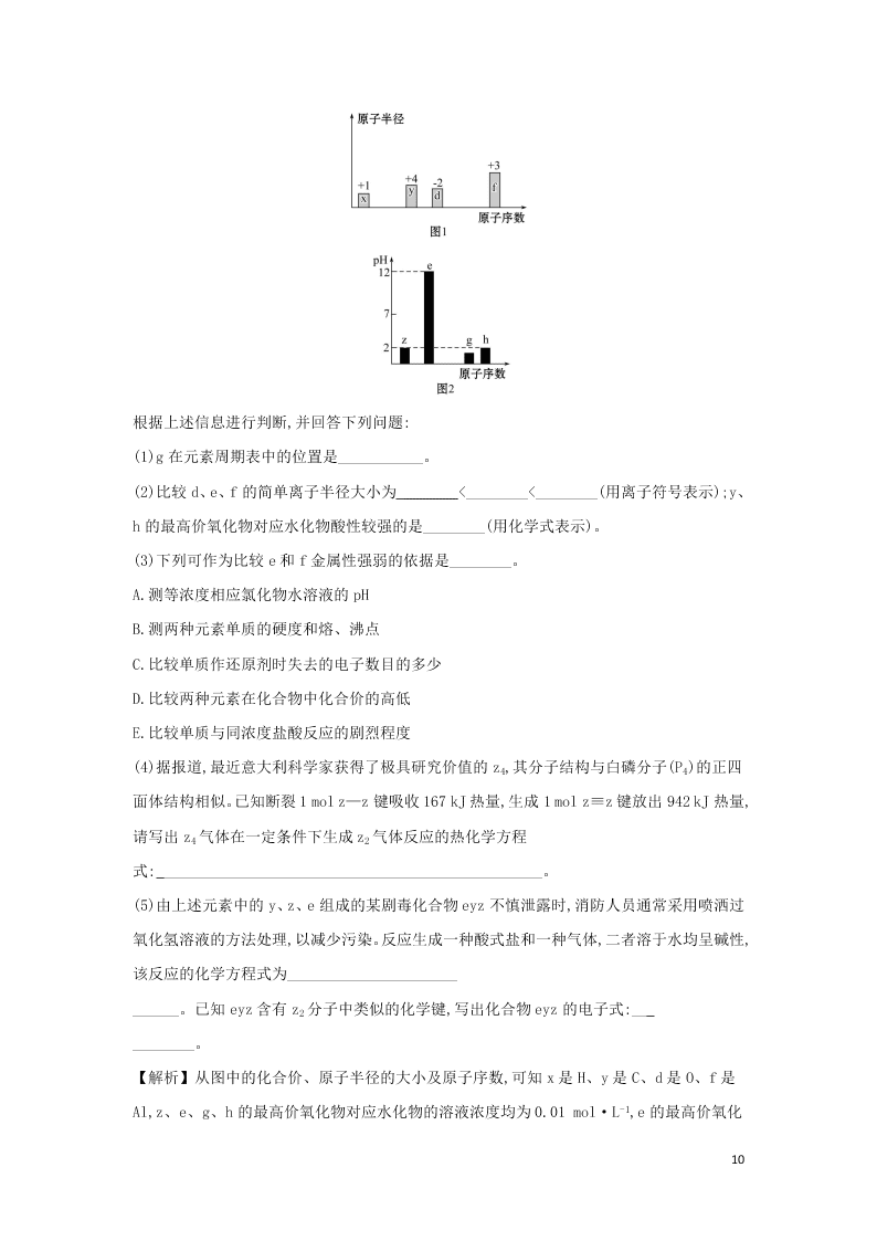 2021版高考化学一轮复习素养提升专项练习题4（含解析）