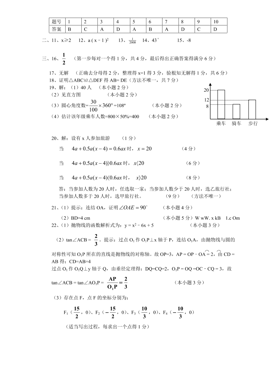 北师大版九年级下册结业考试数学试卷（2）附答案