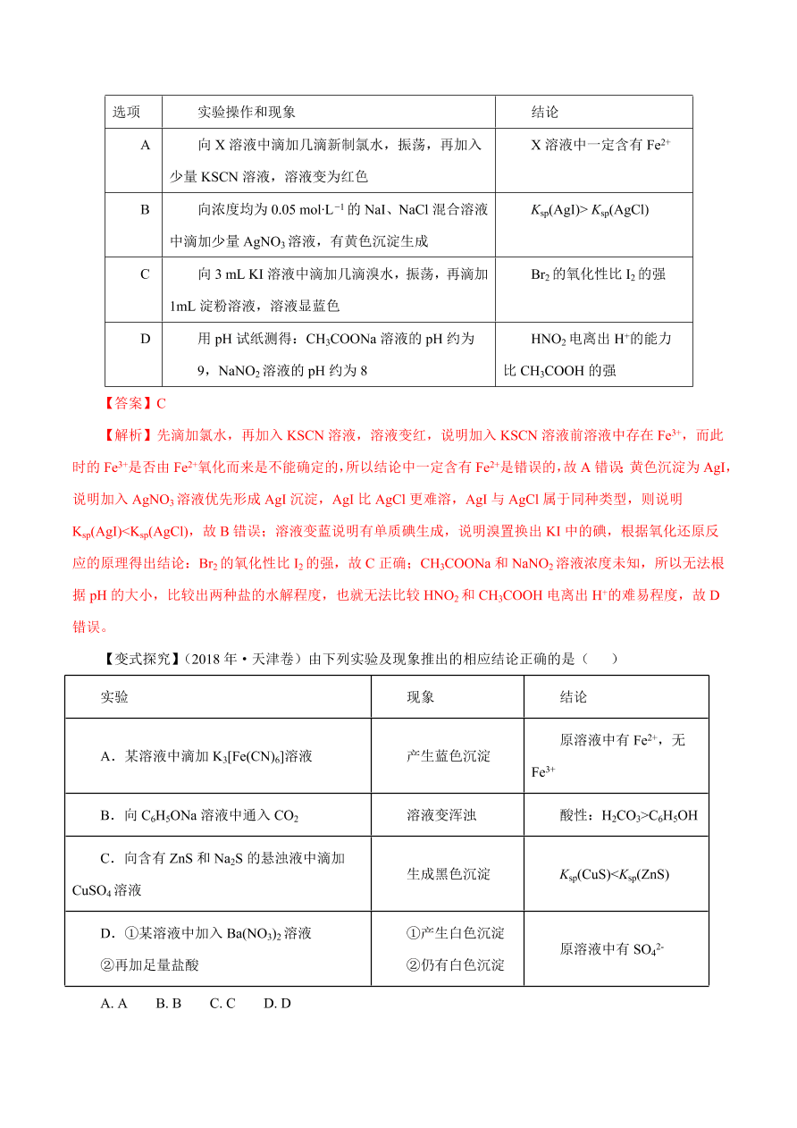 2020-2021学年高三化学一轮复习知识点第2讲 物质的分离和提纯