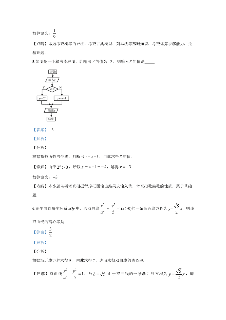 2020年高考真题数学（江苏卷） (含解析）