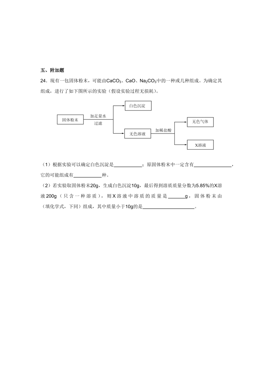 人教版 九年级化学下册第10单元测试卷