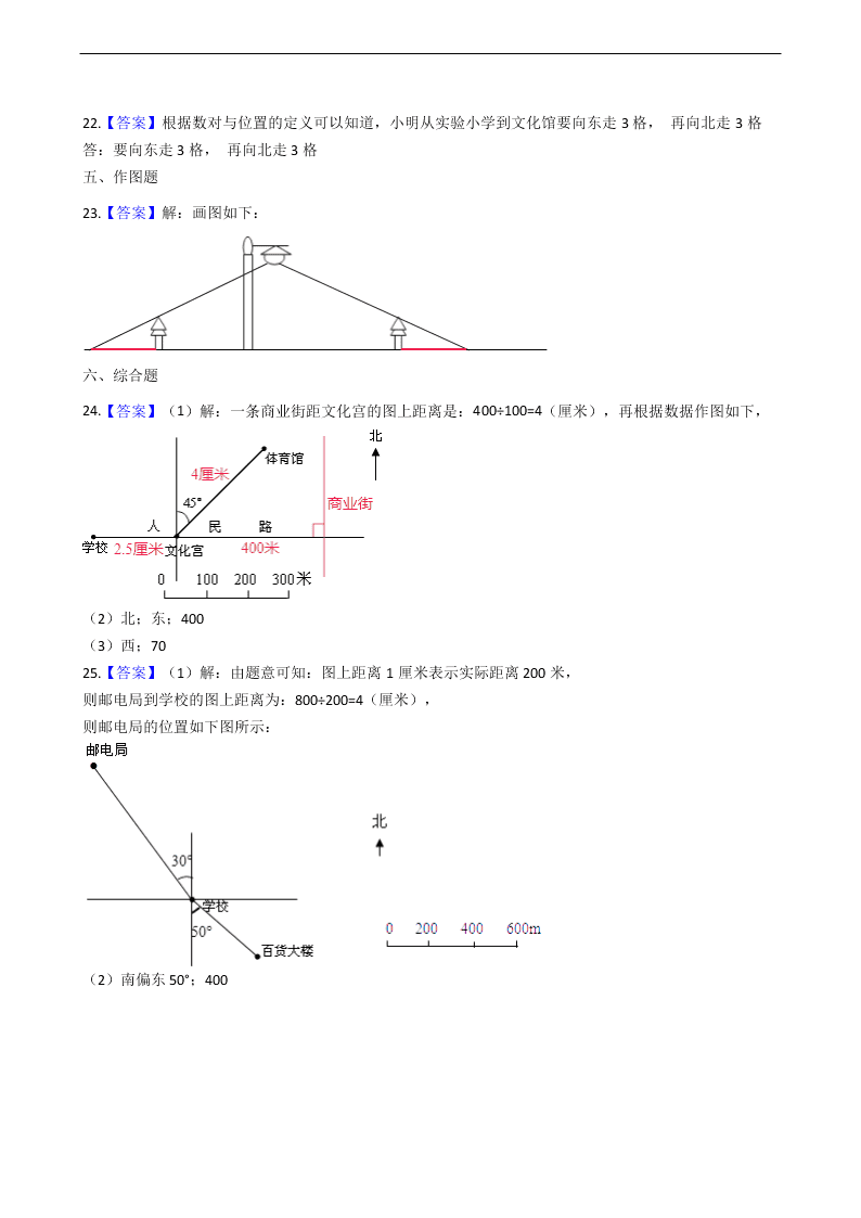 人教版六年级上册数学第二单元测试卷（含答案）