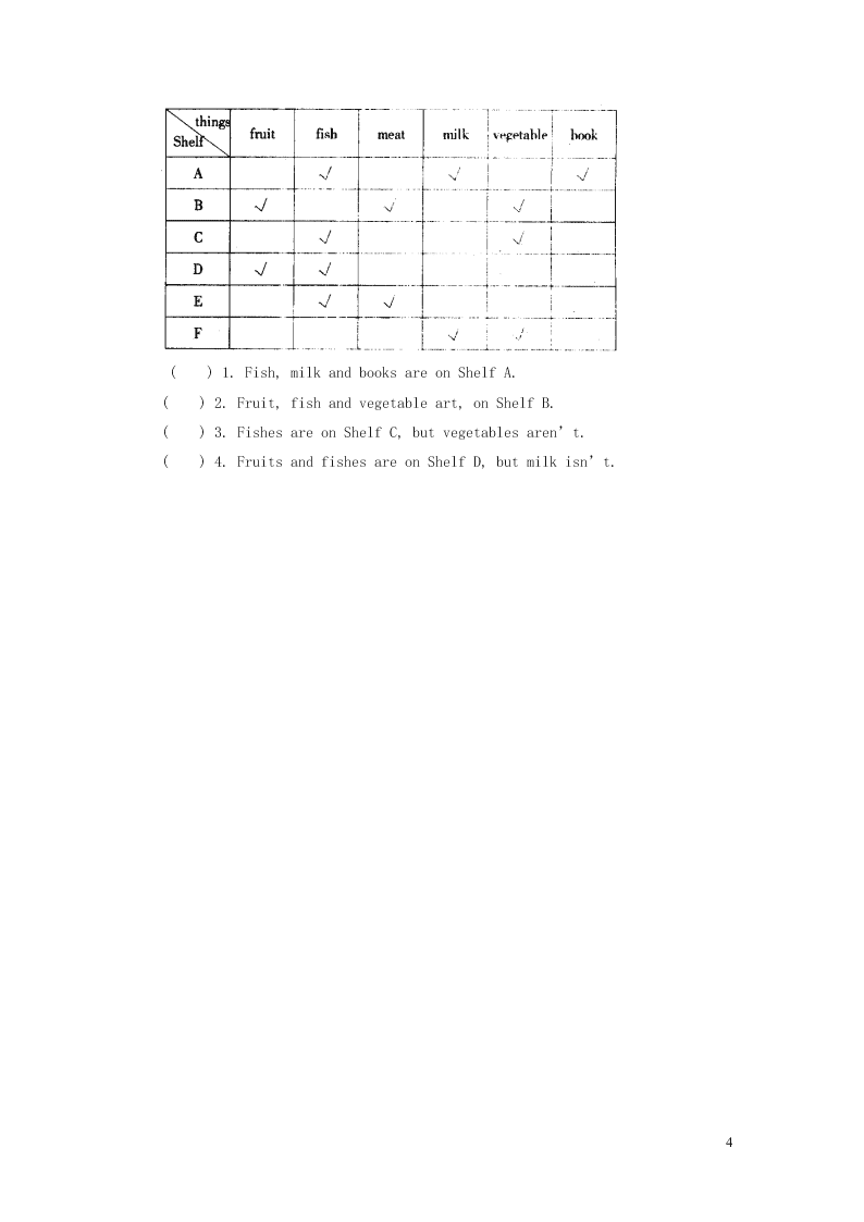 五年级英语下册Module4单元检测题1（附答案外研版三起）