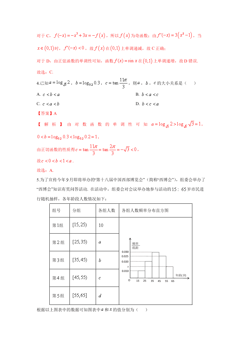 2020年北京高考数学猜题卷（二）（Word版附解析）