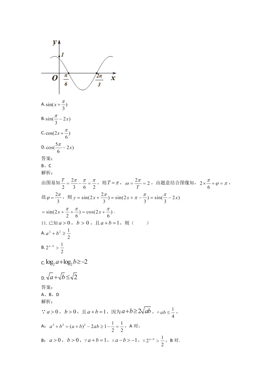 2020年高考数学（海南卷） (含答案）