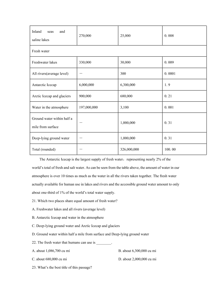 江西省九江五校2020-2021高二英语上学期期中联考试题（Word版附解析）