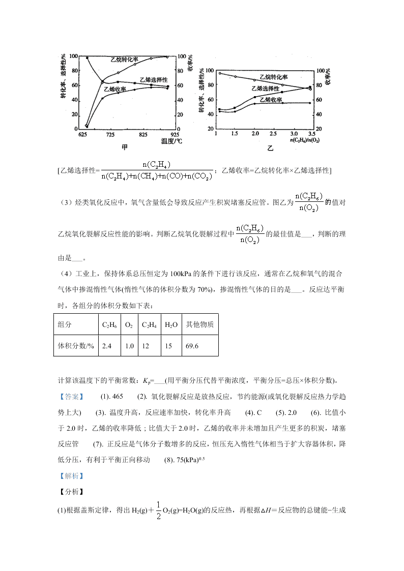 河北衡水市枣强中学2020届高三化学第一次模拟试题（Word版附解析）