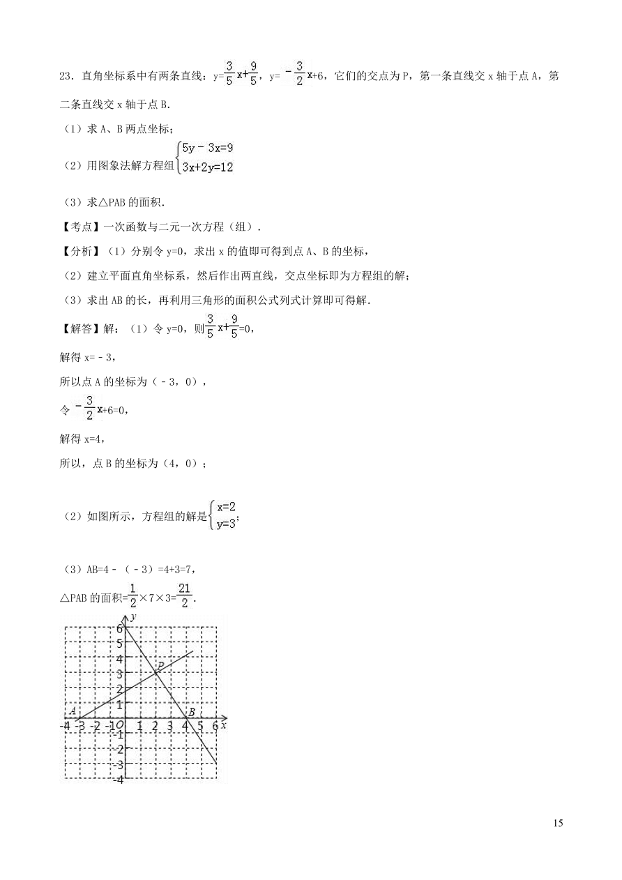 八年级数学上册第五章二元一次方程组单元综合测试题2（北师大版）