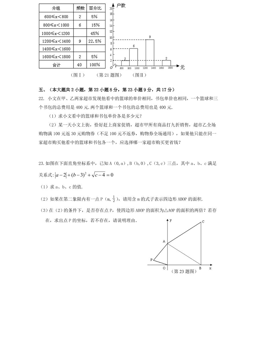 （北师大版）江西省宜春市七年级数学下册期末试卷及答案