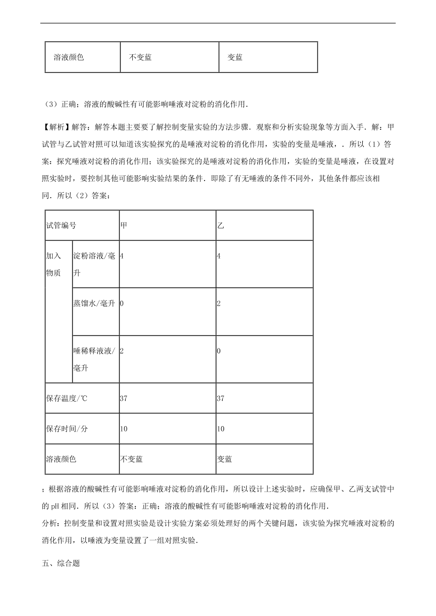 九年级化学下册专题复习 第十单元化学与健康综合测试