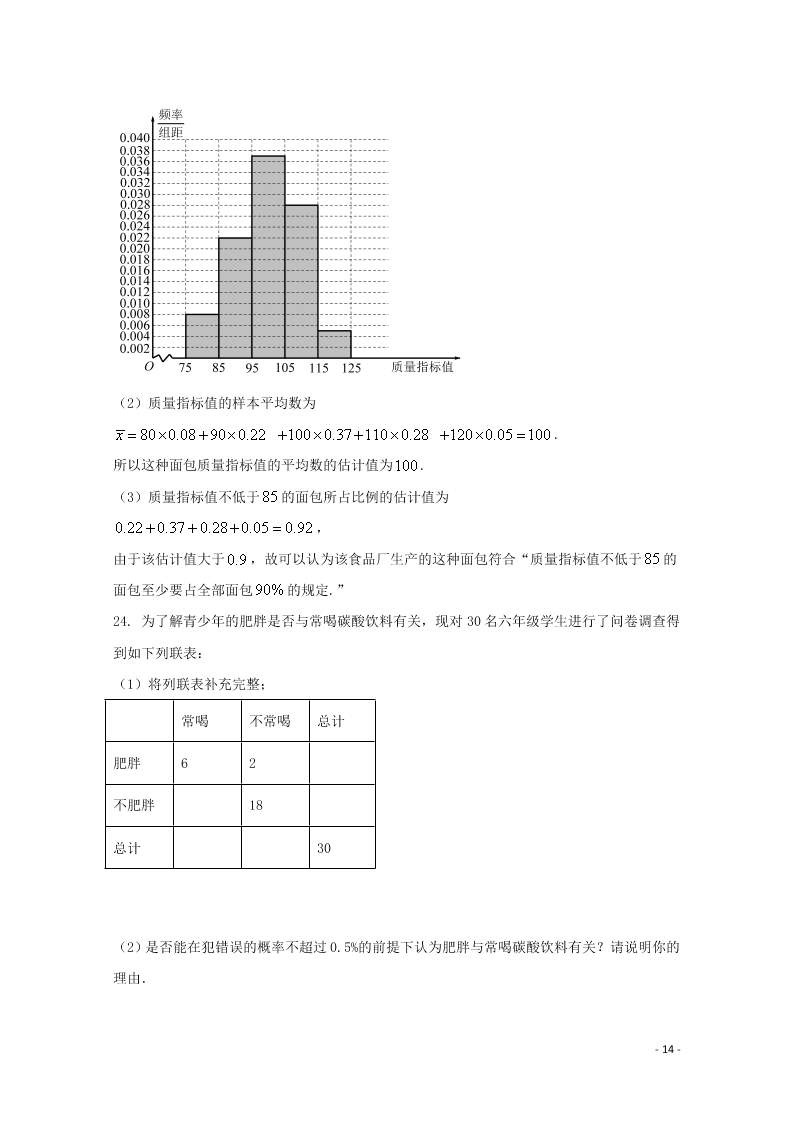 内蒙古包头市昆都仑区田家炳中学2019-2020学年高二数学上学期期中试题（含解析）