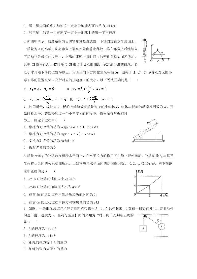 江西省奉新县第一中学2020-2021学年高二上学期月考物理试题