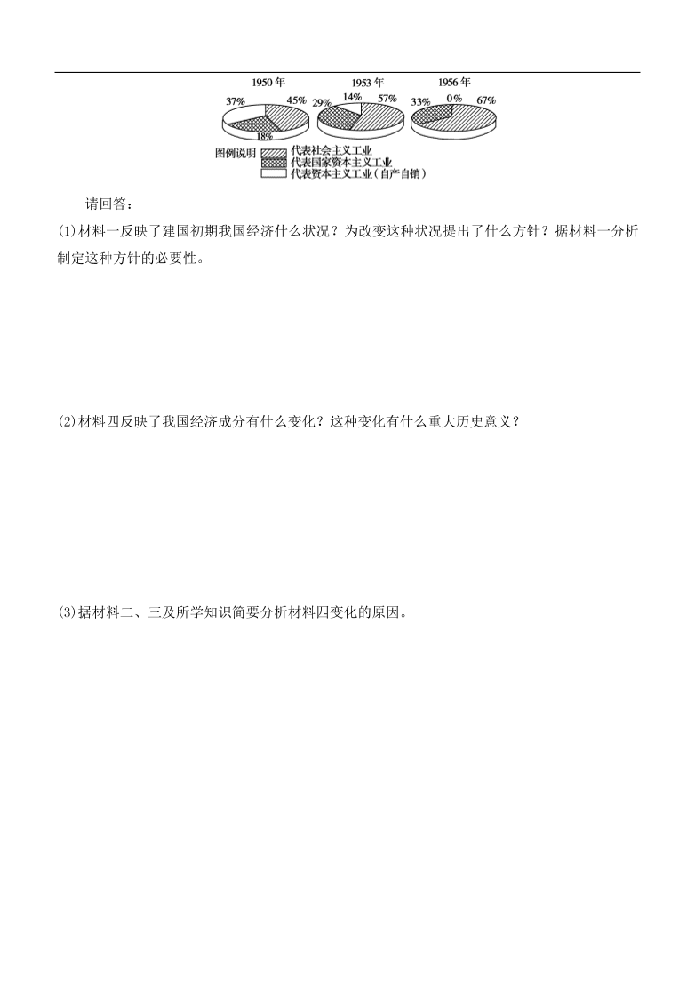 新人教版高中历史必修2 第四单元 中国特色社会主义道路的建设单元测试3（含答案）