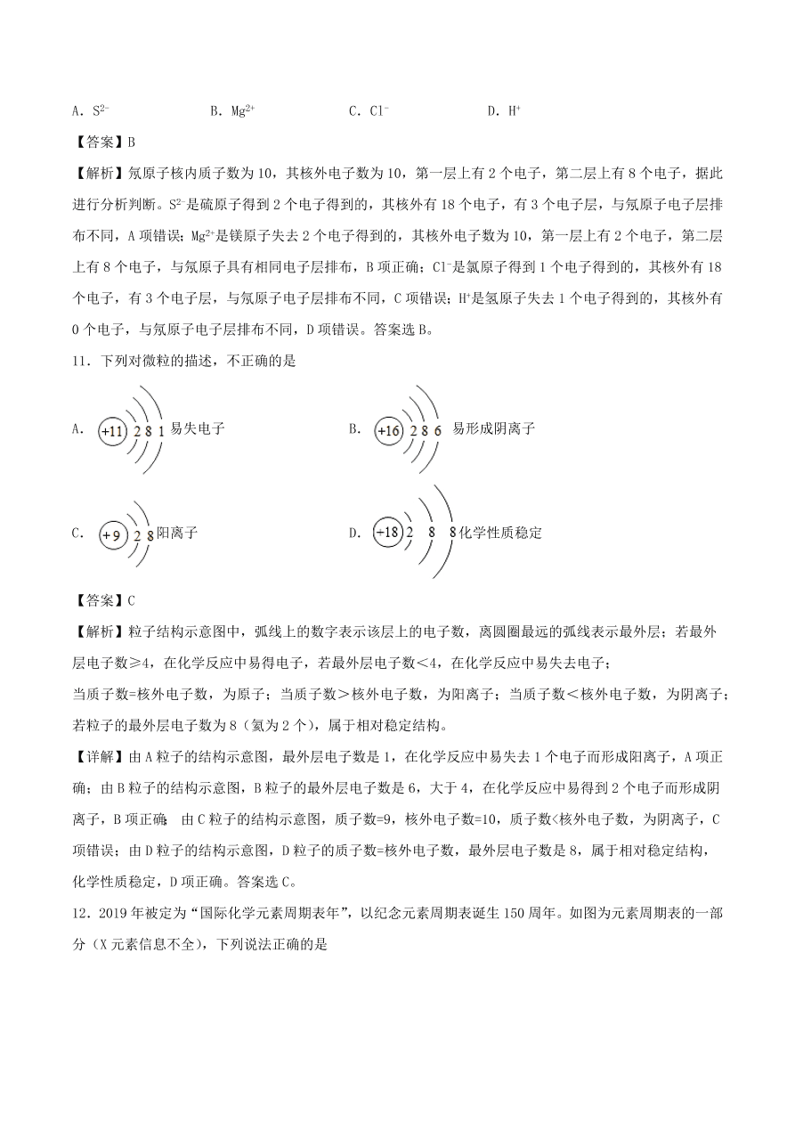 2020-2021鲁教版九年级化学上学期期中测试卷01