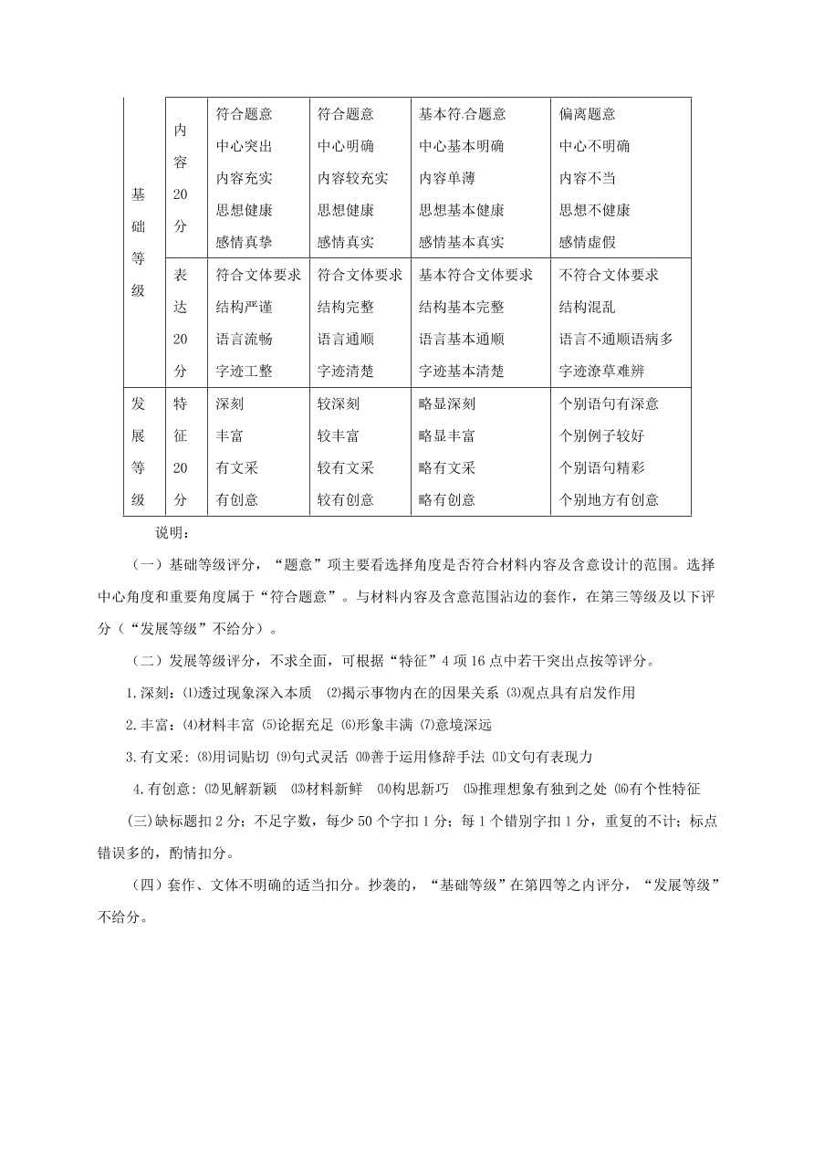 普宁市华侨中学高一语文上册第二次月考试题及答案