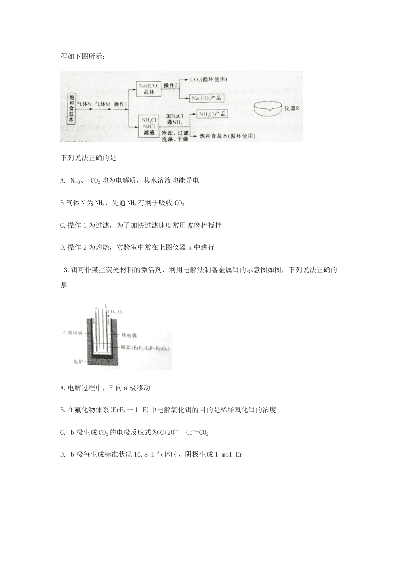 2021届河南省濮阳市濮阳县第一中学高三上化学8月质量检测试题（无答案）