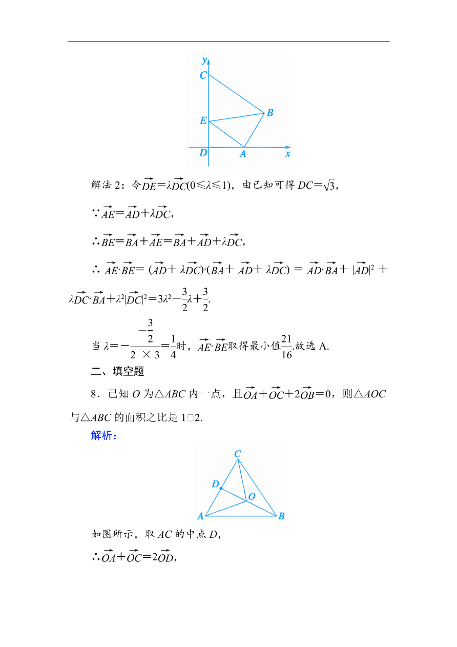 2020版高考数学人教版理科一轮复习课时作业29 平面向量数量积的应用（含解析）