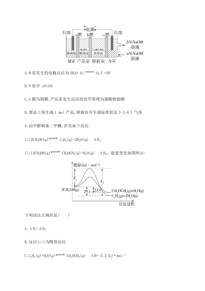 山东省枣庄市第八中学2020-2021学年高二上学期月考化学试题（含答案）