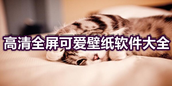 高清全屏可爱壁纸软件大全